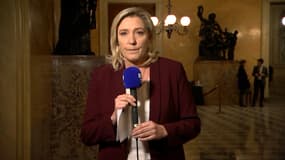 Marine Le Pen, le 15 février 2023, sur BFMTV