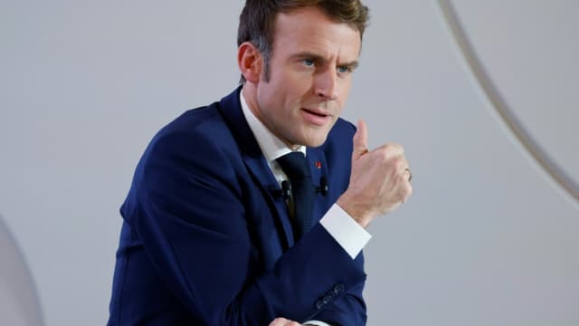 Le président français Emmanuel Macron le 9 décembre 2021