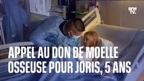 Moelle osseuse: les parents de Joris, 5 ans, lancent un appel au don