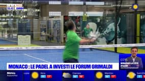 Le padel mis à l'honneur au forum Grimaldi, à Monaco