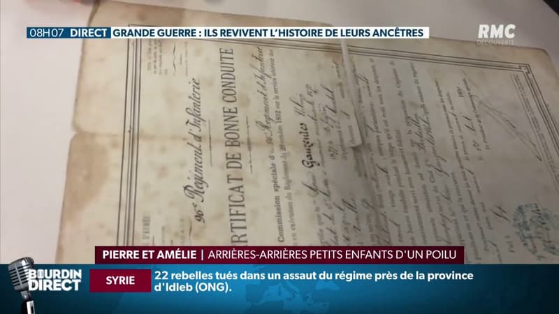 Le certificat de bonne conduite d'un poilu