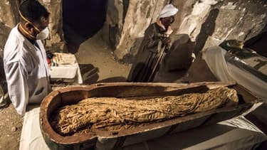 "Thuya", la momie découverte à Louxor (Égypte), 24 novembre 2018