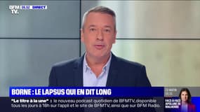 ÉDITO - Comment Élisabeth Borne s'est pris "les pieds dans le tapis" avec son lapsus sur les retraites