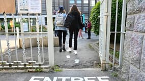 Rentrée des classes dans un lycée de Rennes, le 1er septembre 2020