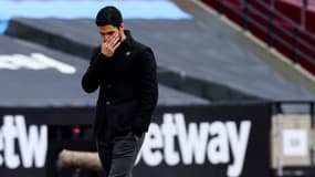 La déception de Mikel Arteta sur le banc d'Arsenal