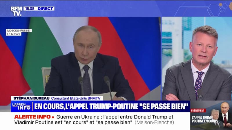 Ukraine: l'entretien téléphonique entre Donald Trump et Vladimir Poutine 