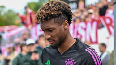 Kingsley Coman en amical avec le Bayern, 7 août 2023