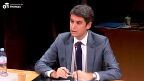 Gabriel Attal, devant la commission des Finances du Sénat, le 8 novembre 2024