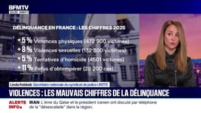 Chiffres de la délinquance: “Une société qui est fondamentalement en train de devenir plus violente”, assure Linda Kebbab, secrétaire nationale du syndicat de police UN1TÉ
