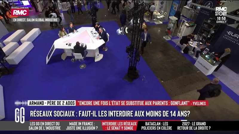 Interdiction des réseaux sociaux aux moins de 14 ans? "Ce n'est pas au gouvernement de nous pondre des lois pour se substituer aux parents", estime cet auditeur