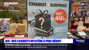 Aix-en-Provence: le succès des chariots mystère dans un supermarché