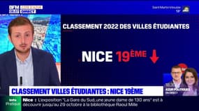 Nice classée 19eme dans le palmarès des villes étudiantes