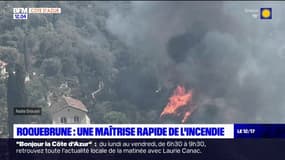 Incendie à Roquebrune: le feu rapidement maîtrisé