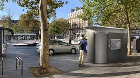 Voici le nouveau design des futures toilettes publiques parisiennes