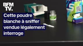 Cette poudre blanche à sniffer vendue légalement interroge 