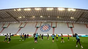 L'équipe de France de football s'entraîne à Split (Croatie), le 19 mars 2025