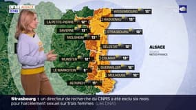 Météo Alsace: une journée nuageuse et pluvieuse, jusqu'à 13°C à Strasbourg et Colmar