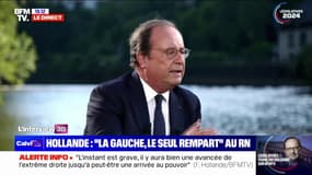 François Hollande sur Jean-Luc Mélenchon: "Il peut dire ce qu'il veut, mais pour être Premier ministre, il faut que le président vous nomme et que le nom proposé convienne à une majorité de l'Assemblée nationale"