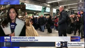 Pagaille à la gare Montparnasse: la circulation a repris normalement vers 22 heures