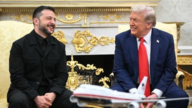 Volodymyr Zelensky et Donald Trump, le 18 août 2025 à la Maison Blanche.