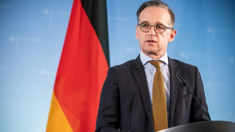 Le ministre allemand des Affaires étrangères Heiko Maas lors d'une conférence de presse le 5 juin 2020 à Berlin