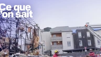 La maison de Magny-les-Hmeaux (Yvelines) a totalement été détruite par une explosion et un incendie. 