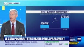 Pour Franck Riester, l'accord de libre échange Ceta "est un bon accord"