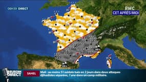Météo: la tempête Amélie va continuer de souffler ce lundi