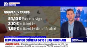 Le pass Navigo coûtera 84,10 euros en 2023