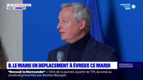 Eure: le ministre de l'Economie Bruno Le Maire attendu à Evreux mardi