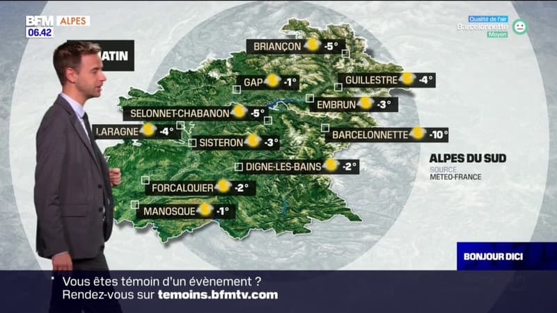 Météo Alpes du Sud: des gelées et du soleil ce vendredi