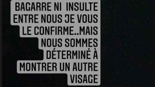 Le message de Cornet sur Instagram Le message de Cornet sur Instagram