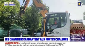 Les chantiers de la Métropole s'adaptent aux fortes chaleurs