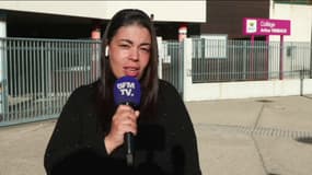 Hassiba, mère de Samara, collégienne de 13 ans agressée au collège Arthur Rimbaud de Montpellier, le jeudi 4 avril 2024.