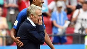 Raphaël Varane et Didier Deschamps