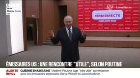 Plan de paix en Ukraine: Vladimir Poutine juge "très utile" sa rencontre avec l'émissaire américain Steve Witkoff
