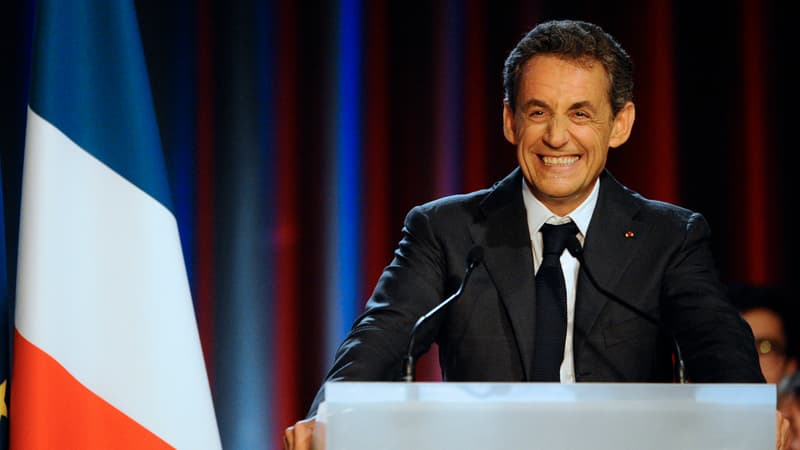 Nicolas Sarkozy en meeting à Nancy le 3 novembre 2014