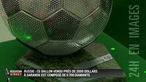 Ce ballon est composé de près de 10.000 diamants