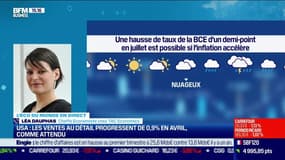 Léa Dauphas (TAC Economics) : Les ventes au détail progressent de 0,9% en avril aux États-Unis, comme attendu - 17/05