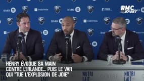 Henry évoque sa main contre l'Irlande... puis le VAR qui "tue l'explosion de joie"
