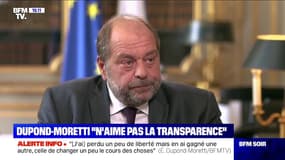 Dupond-Moretti sur la déclaration de patrimoine: "Je n'aime pas la transparence (...) mais je vais m'y soumettre"
