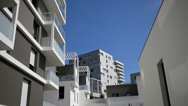 Un quartier résidentiel en construction à Rennes, le 22 avril 2022