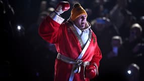 Tyson Fury fait son entrée avant son combat contre Derek Chisora en décembre 2022