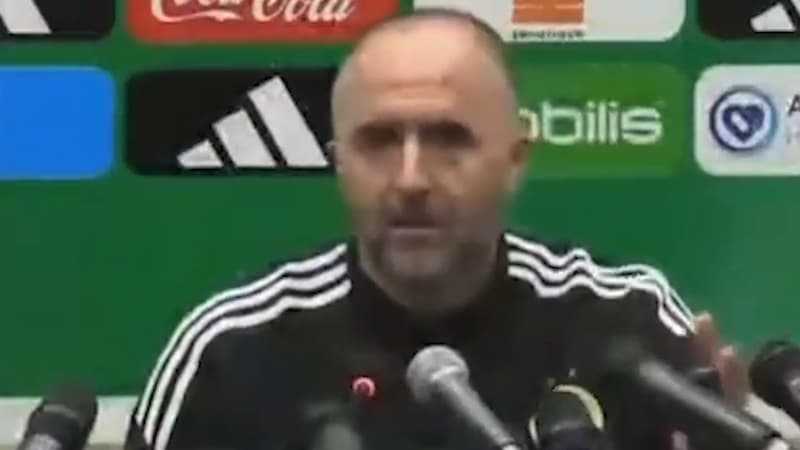 Algérie: la colère de Belmadi, gêné en conférence de presse par une sonnerie de téléphone