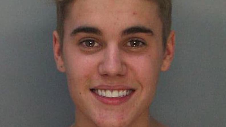 Justin Bieber arrêté en 2014