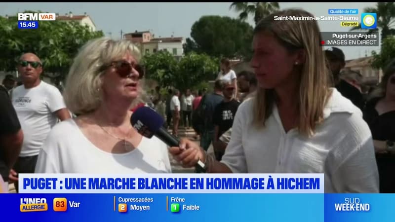 Puget: 2.000 personnes à la marche blanche en hommage à Hichem