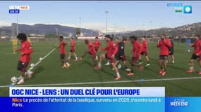 Ligue 1: les Aiglons se préparent à un choc pour l'Europe contre Lens