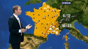 Prévision Météo-France pour le mardi 25 septembre.
