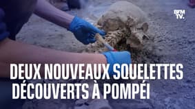 Deux nouveaux squelettes vieux de près de 2000 ans découverts à Pompéi 