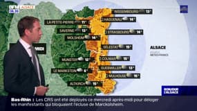 Météo Alsace: des nuages et de la pluie ce jeudi, jusqu'à 14°C à Strasbourg et 15°C à Colmar